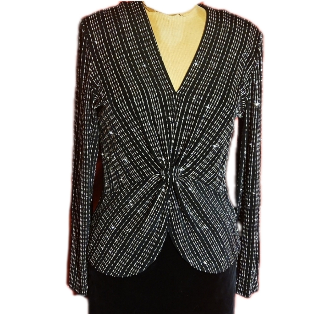 Sparkly, Stretchy, Glamorous, Sexy Top Size Large